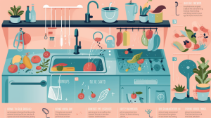 practices for water conservation in the kitchen