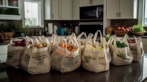 reusable grocery bags