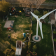 setting up wind turbines to power your home