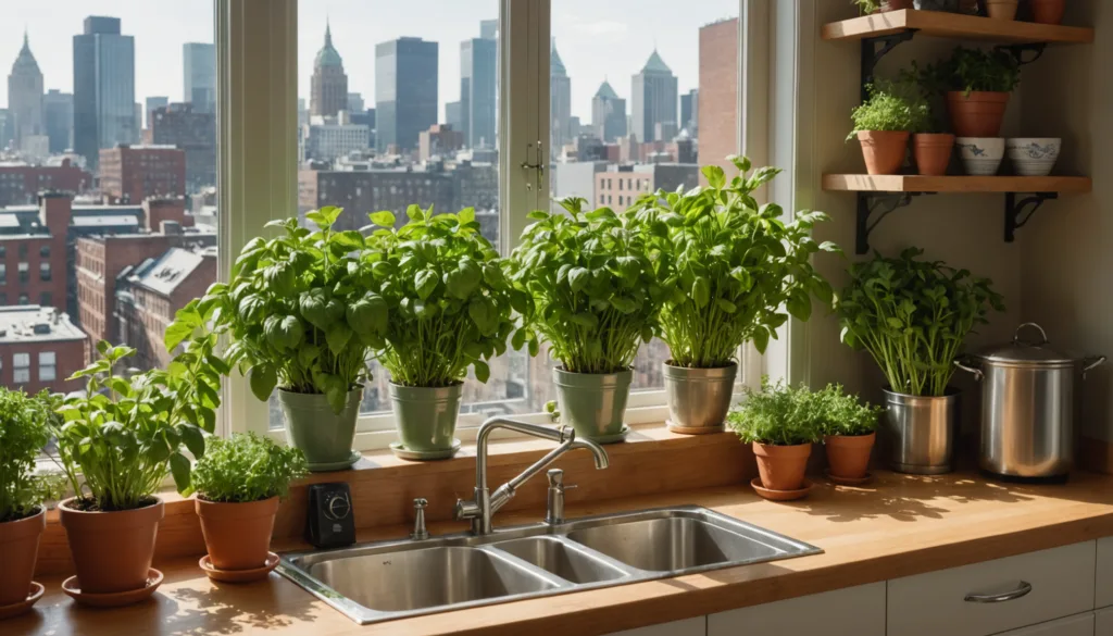 Windowsill Herb Gardens